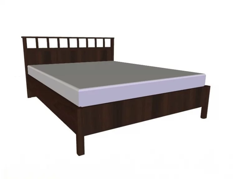 Кровать Люкс (1800) Sherlock 46 Орех шоколадный (спальня)_0