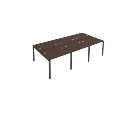 Рабочая станция на 6 раб.места Metal System Б.СМ-6.1 Венге/Антрацит_0