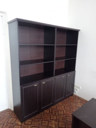 Стеллаж высокий 2-х секционный RHC 180 Венге_1