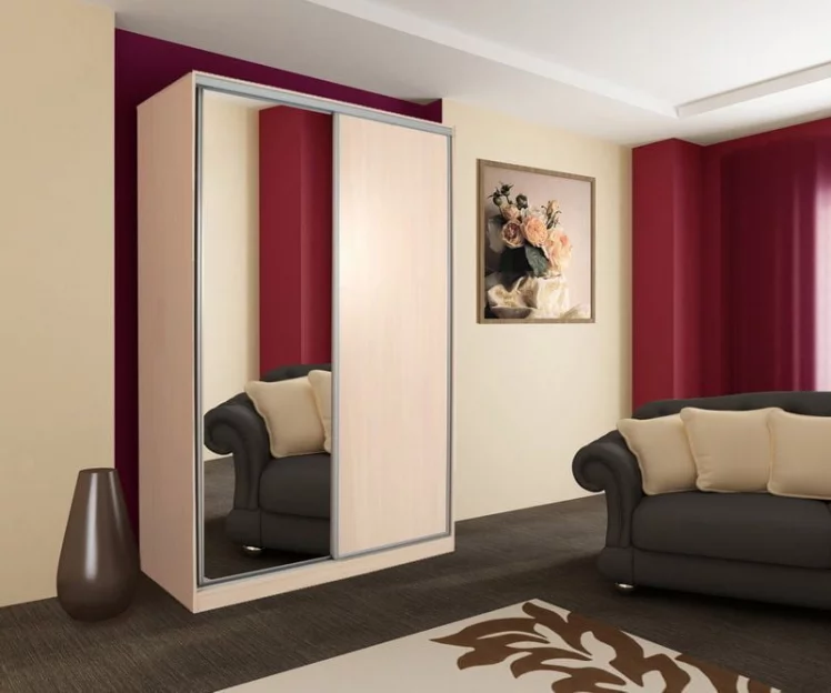 Шкаф-купе Рио-1 Дуб Млечный_3