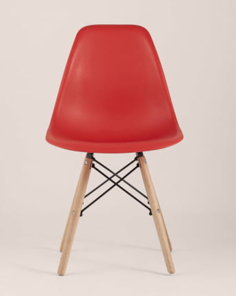 Стул Еамес Стиле ДСВ красный (разборный каркас) / Eames Style DSW_5