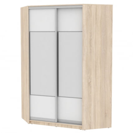 Шкаф-купе ЙА-230х1400-718-2(ДСС-Белый-Д3Д3) / YA-230х1400-718-2(ДСС-Белый-D3D3)_0