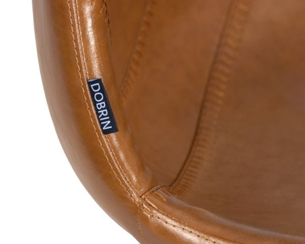 Стул барный DOBRIN ROME (коричневый винтажный PU (MS09)) 2 шт_7