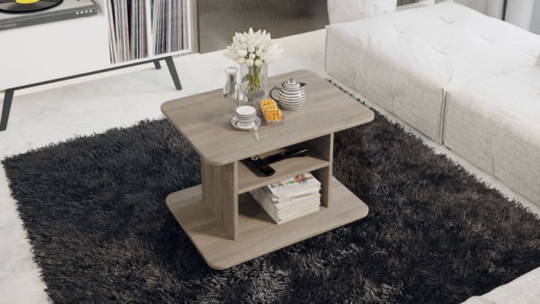 Стол журнальный тип 1 - МФ-107.001 Дуб Сонома трюфель_0