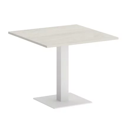 Стол журнальный квадратный HOME OFFICE VR.SP-5-90.2 Дуб Наварра/Белый металл_0