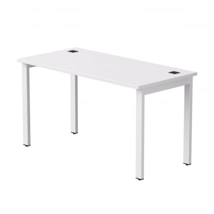 Стол прямой на металлокаркасе, опоры 90 гр Everprof EVO 254S007 Белый_0