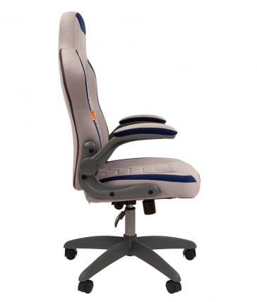 Кресло для геймеров CHAIRMAN GAME 50 Серый-синий_2