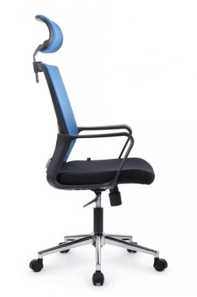 Кресло Минт РCХ М1029ХБЕ Синий/Черный / Mint RCH M1029HBE_1