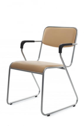 Кресло Nix Plus RCH OMKL-04 Бежевый/Металл окрашенный Хром_6