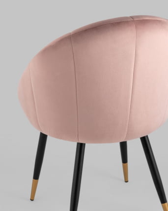 Стул Наоми велюр Розовый_5