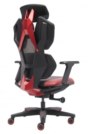 Кресло геймерское Everprof Tiger Экокожа Красный_4