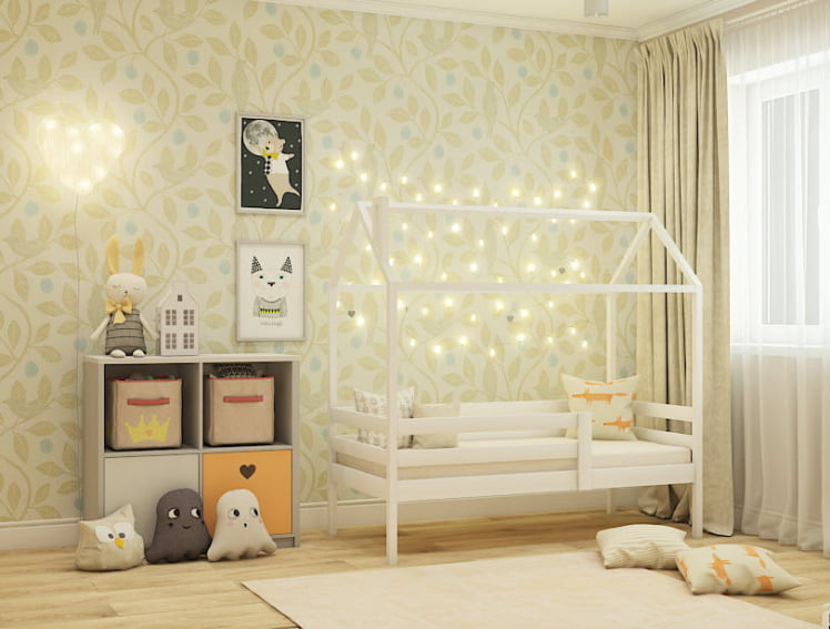 Кровать-домик RooRoom кд-3 Белый_0