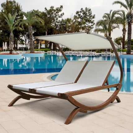 Шезлонг-лежак Мальта AFM-510 White_0