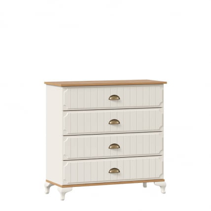 Комод Вилладжио ЛД 680.140.000 Алебастр/Дуб золотой_2