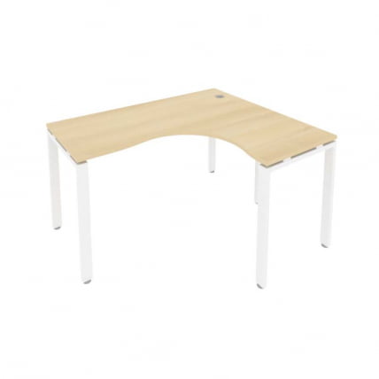 Стол письменный METAL SYSTEM Б.СА-3 Пр Акация/Белый_0