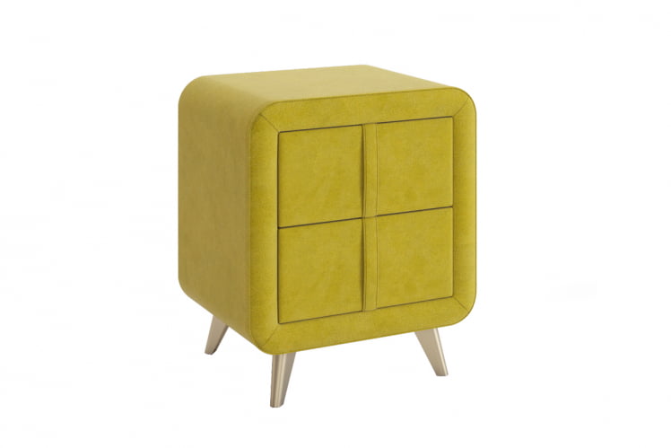 Тумба прикроватная Софи 2 TM-001.2 янтарь (велюр)_0