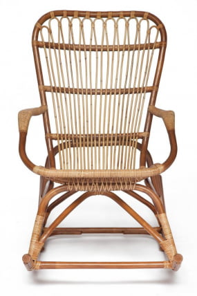 Кресло-качалка Secret De Maison Andersen (mod. 01 5086RC/1-1) натуральный ротанг, 69х99х93см, светлый мед/матовый_1