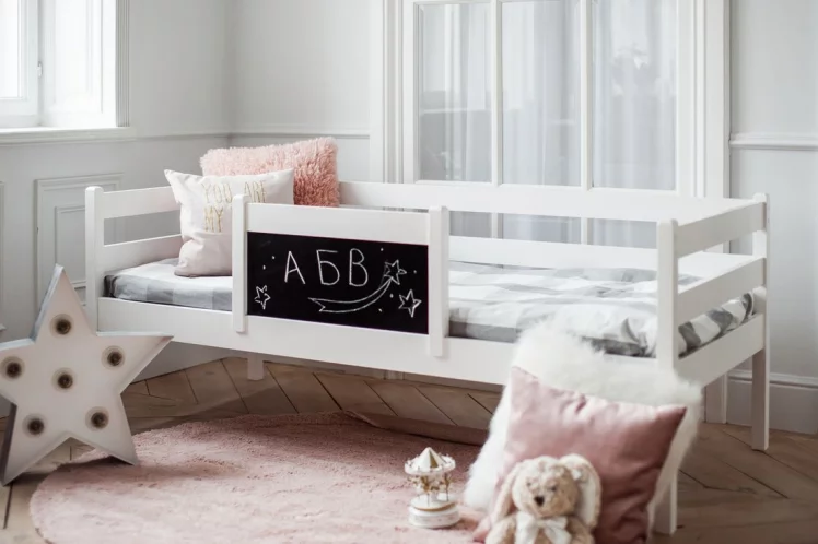 Съемный борт с грифельной доской RooRoom VK-55 Белый_4