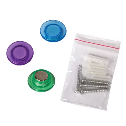 Доска магнитно-маркерная стеклянная BRAUBERG 45х45 см Розовая_6