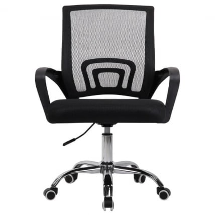 Кресло CROMEX (КРОМЕКС) Top CH-695 ХРОМ сетка/ткань TW черное_3