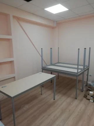 Стол прямой IMAGO-S СП-3.1S клен алюминий_2