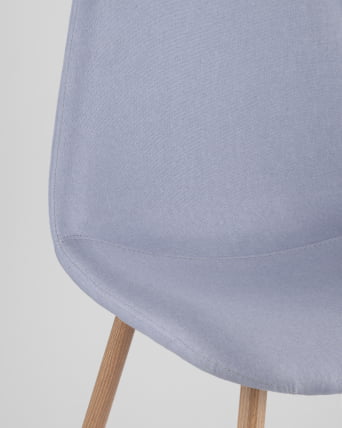 Стул Валенсия рогожка Небесно-голубой_6