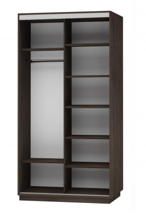 Шкаф-купе двухдверный Экспресс Дуо 1200х2200h Улица/Венге_1