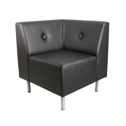 Диван офисный Скайнет секция модуль А черный Ecotex 3001_0