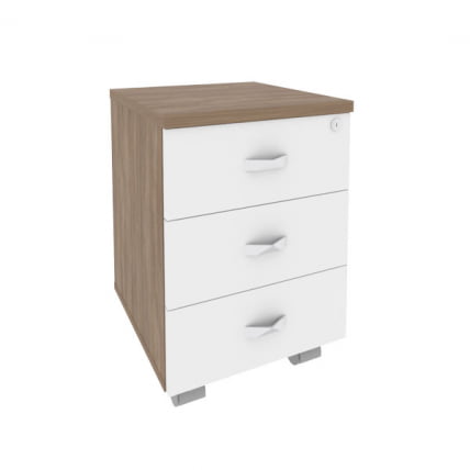 Тумба мобильная ONIX O.TM-3 Дуб Аризона/Белый_0