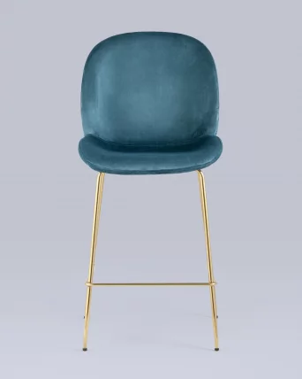 Стул полубарный Beetle со спинкой gold Маренго_3