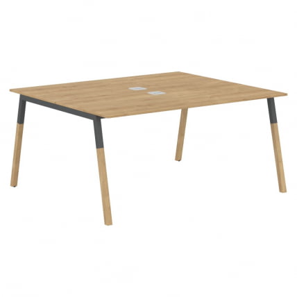 Рабочая станция Forta FWST 1513 Дуб Гамильтон Черный графит_0