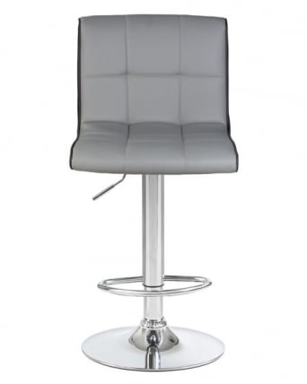 Стул барный DOBRIN CANDY (светло-серый-черный) 2 шт_5