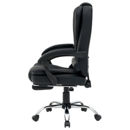 Кресло офисное CROMEX (КРОМЕКС) Lounge MS-007 экокожа черное_4