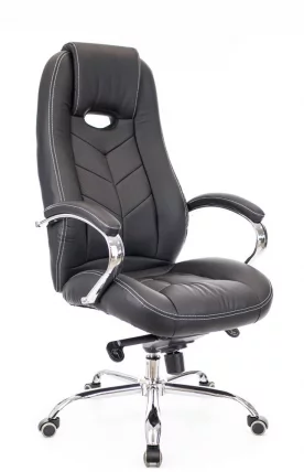 Кресло руководителя Drift M кожа Черный_0