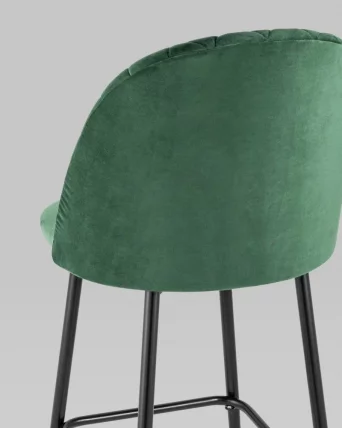 Стул барный Марсель Б велюр Зеленый_6