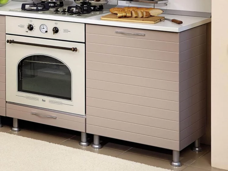 Кухонный гарнитур угловой Анастасия №7 Белый Капучино_9