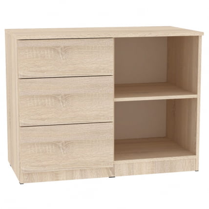 Комод Калисто(K16)699х902х468PUSHtoOPEN(Венге-ДМ)_1