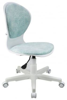 Кресло 1139 FW PL White велюр Bliss 10 голубой_0