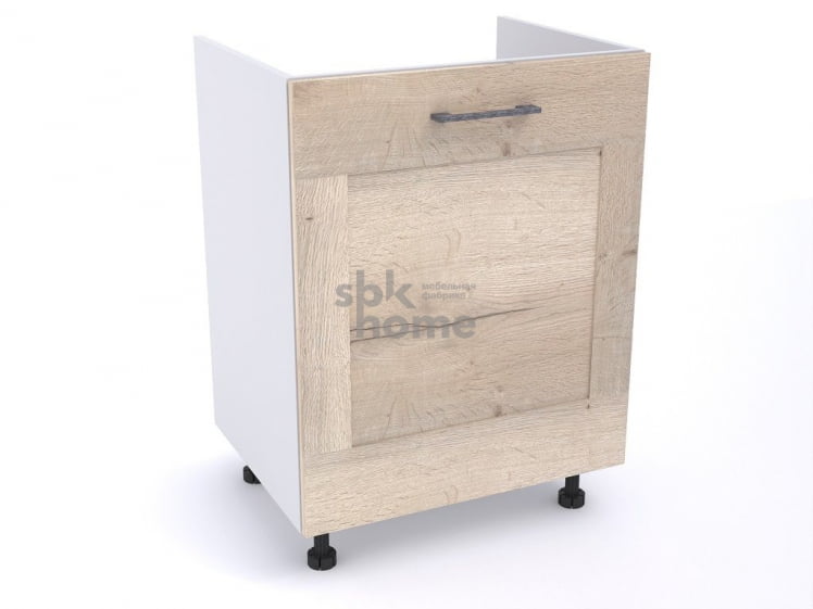 Стол под мойку СМ-60, Дублин (600*470*820) Дуб галифакс белый, 21611 _0