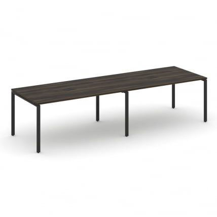 Стол переговорный (2 столешницы) CONCEPT CN.PRG-024 Дуб Мали Черный_0