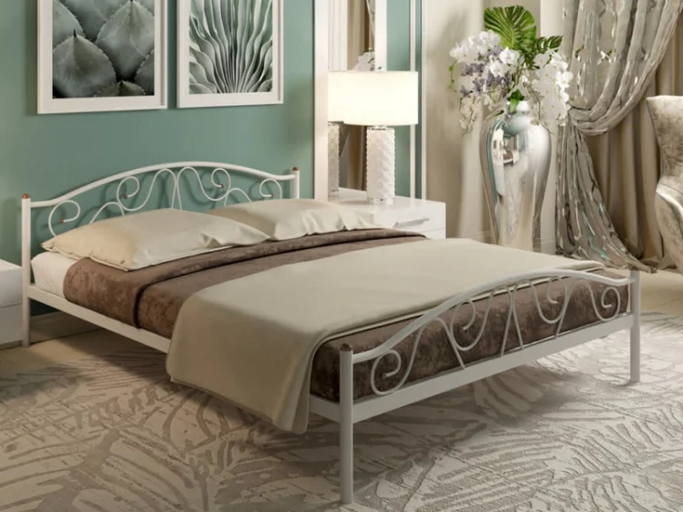 Кровать Ангелина Plus 1800х1900 Белая_1