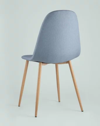 Стул Валенсия рогожка Голубой_4