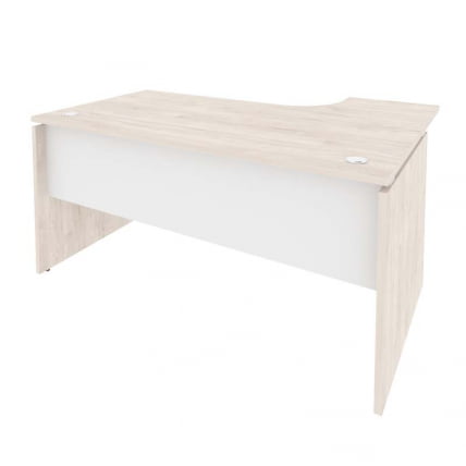 Стол эргономичный левый ONIX O.SA-4L Денвер Светлый/Белый_0