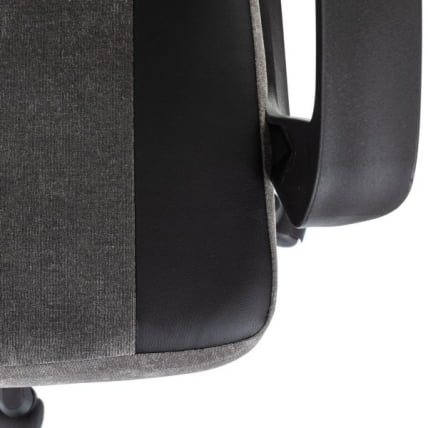 Кресло компьютерное BRABIX Forcer GM-127, 2 подушки, экокожа/велюр, черное/серое_9