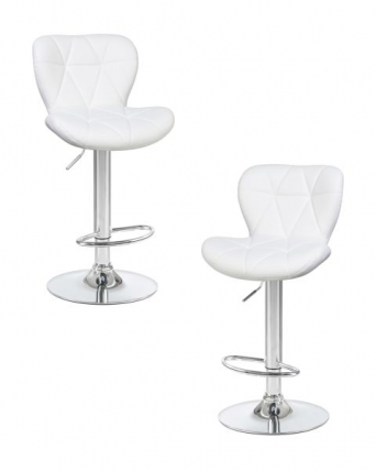 Стул барный DOBRIN BARNY (белый) 2 шт_0