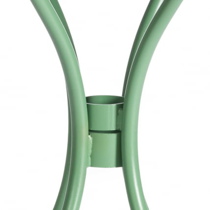 Стол Secret De Maison Villa стальной сплав, D59х70см, зеленый_3