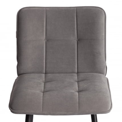 Полубарный стул Bari/Бари велюр, серый, 29, 42х55х99 см_5