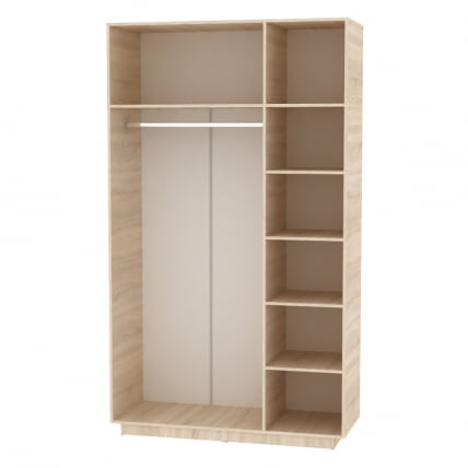 Шкаф распашный Аврора(H21_M)2322х1351х540(ДМ)_1