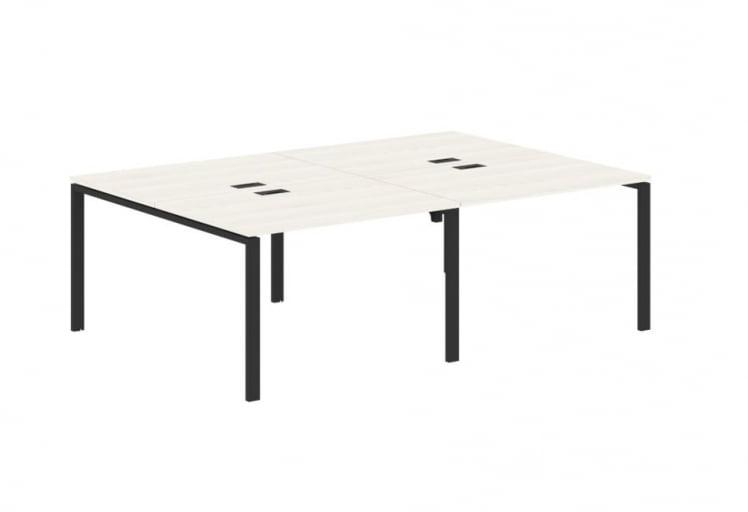 Бенч-система 4-местная EDIS EUWST 2316 Ясень Траун Черный_0