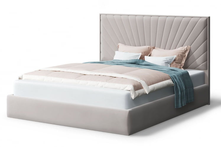 Кровать Леона, 2000*1400 мм, бежевый_0